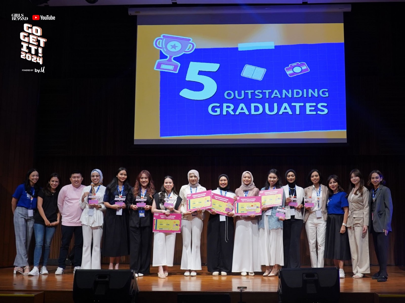 Top 5 Girls Beyond YouTube Academy Scholarship Awardees