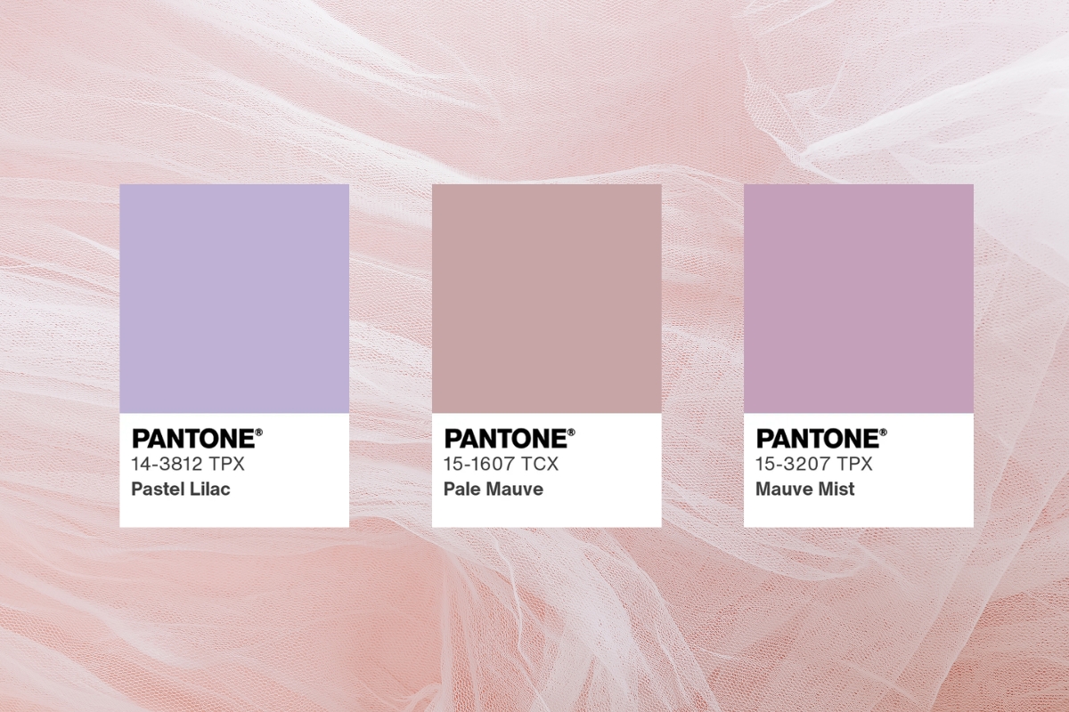 Warna mauve Pantone.