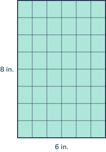 Finding the area of a rectangle 