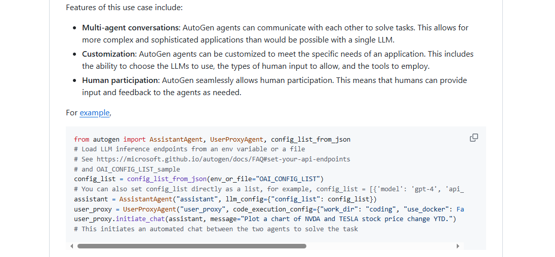 AutoGen – a Microsoft framework focused on building and orchestrating AI agents 