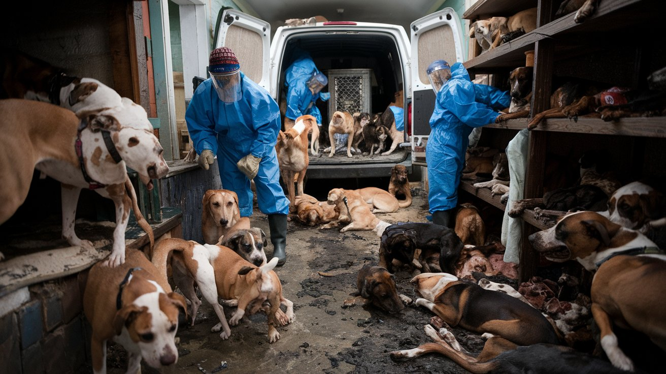 175 Dogs Rescued from Hoarders in Mississippi 2011
