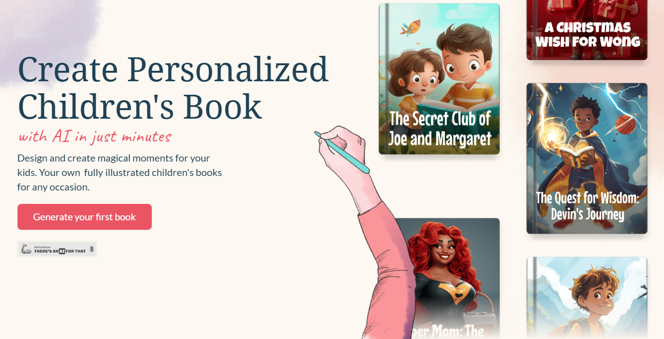 CreateBookAI - Personalized Children's Book for All Ages