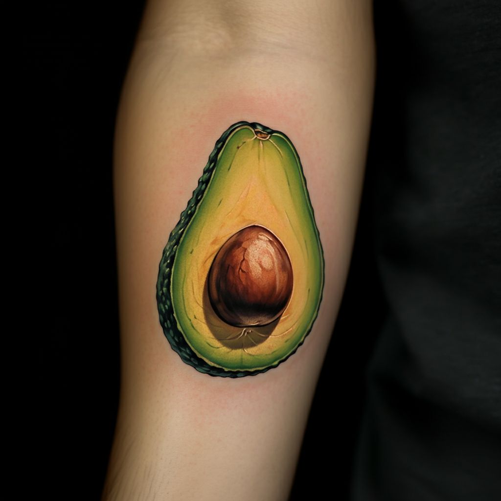 Avocado Half with the Seed