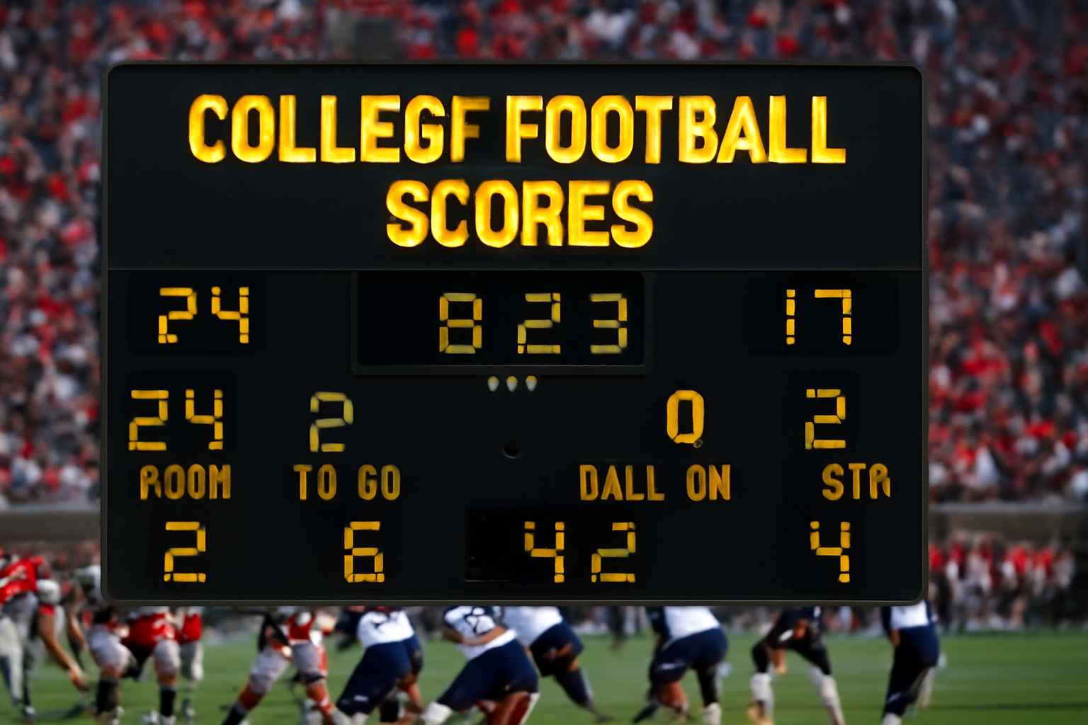 College Football Scores