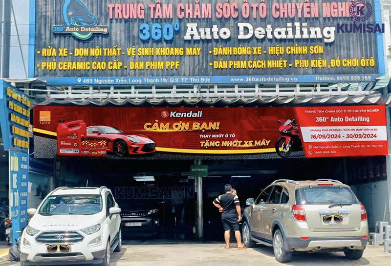 Trung tâm chăm sóc ô tô chuyên nghiệp 360०