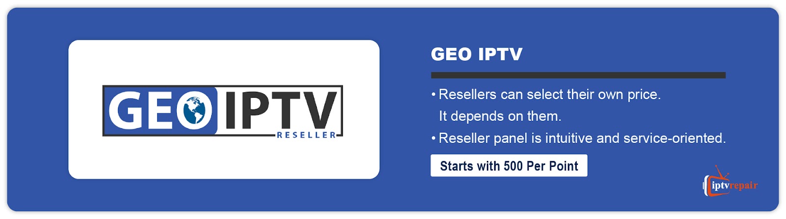 GEO IPTV Reseller Panel