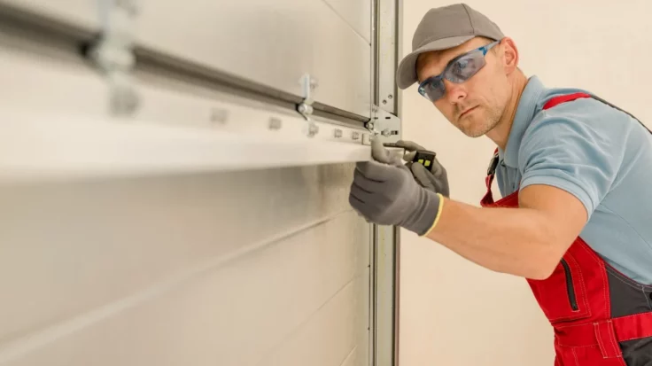 open garage door manually from outside