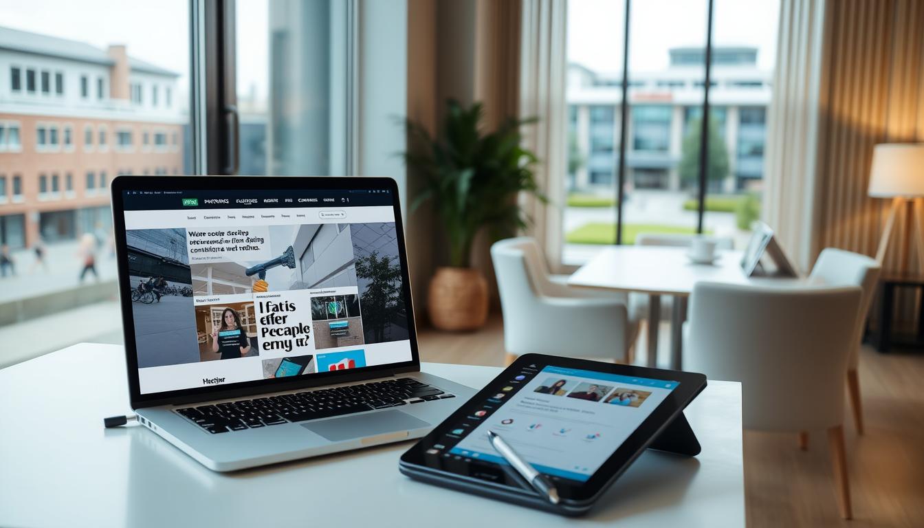 school website design portfolio review