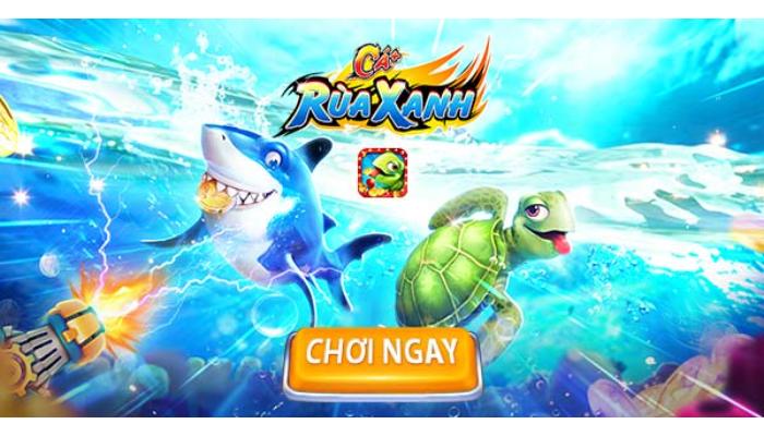 Tựa game bắn cá rùa xanh vô cùng sống động