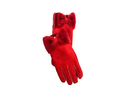 Femme Bow Shearling Glove