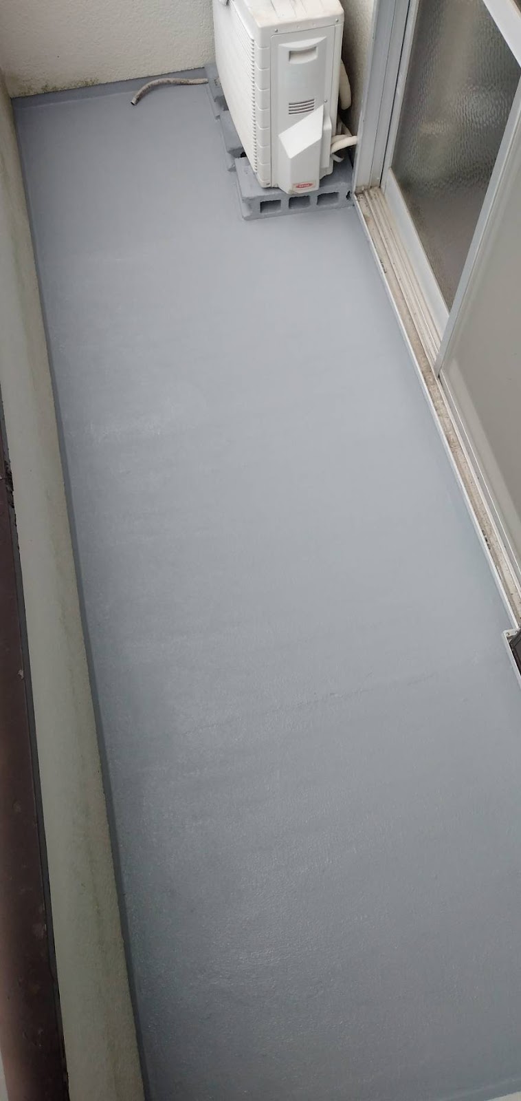ベランダ劣化部分の修繕後
