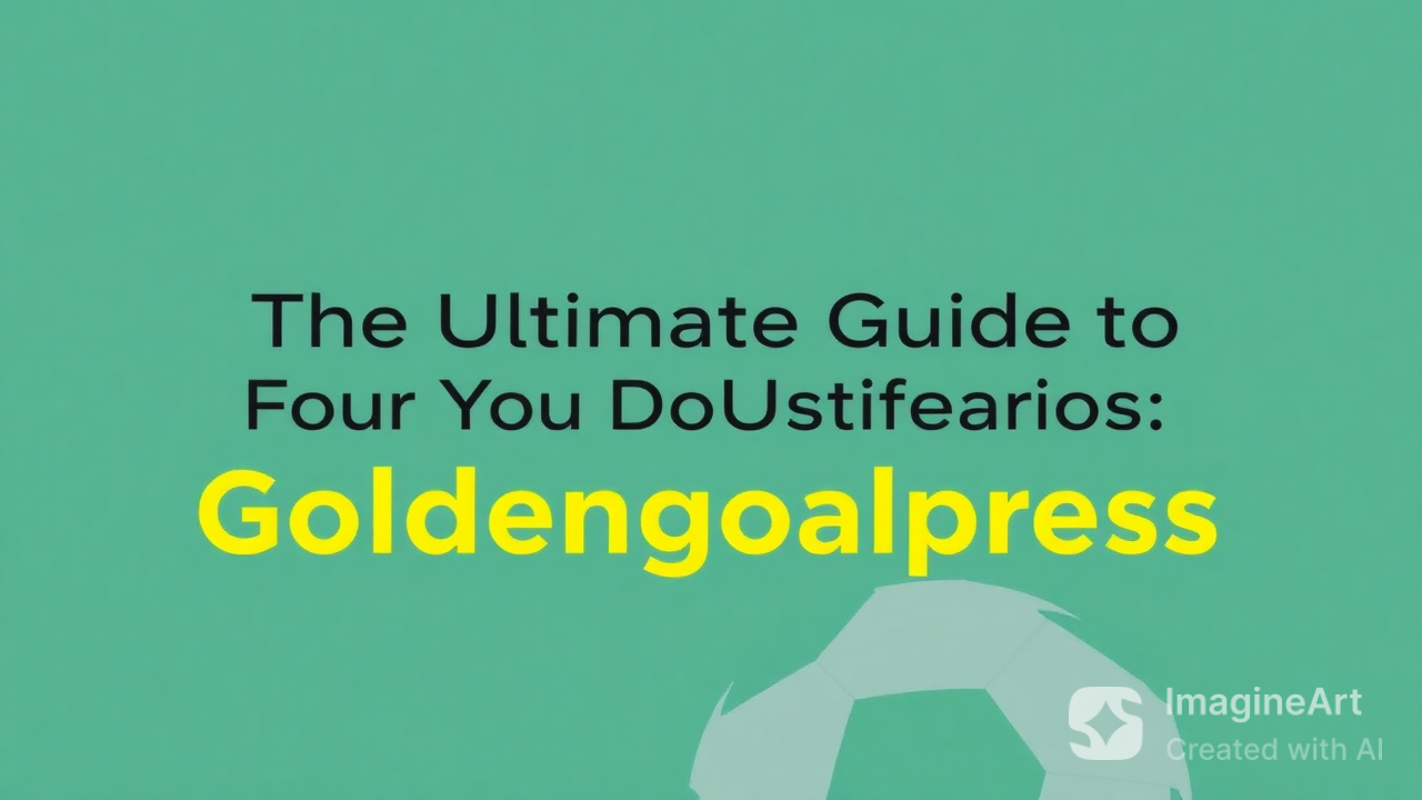 Go-To Destination Goldengoalpress