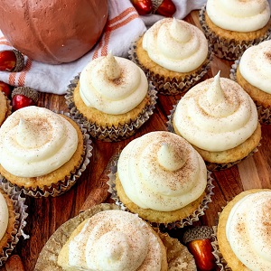 Pumpkin Cheesecake Cupcakes