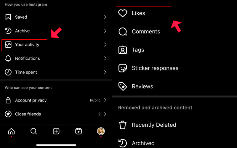 How to See My Liked History on Instagram?