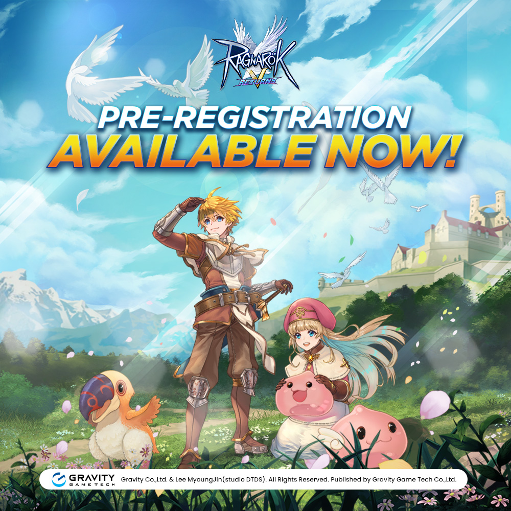 【ข่าวเกม】Ragnarok V: Returns (SEA) ในที่สุดก็เปิด OBT  10 ธ.ค นี้!! มีภาษาไทยให้ได้เล่นกันแล้ว