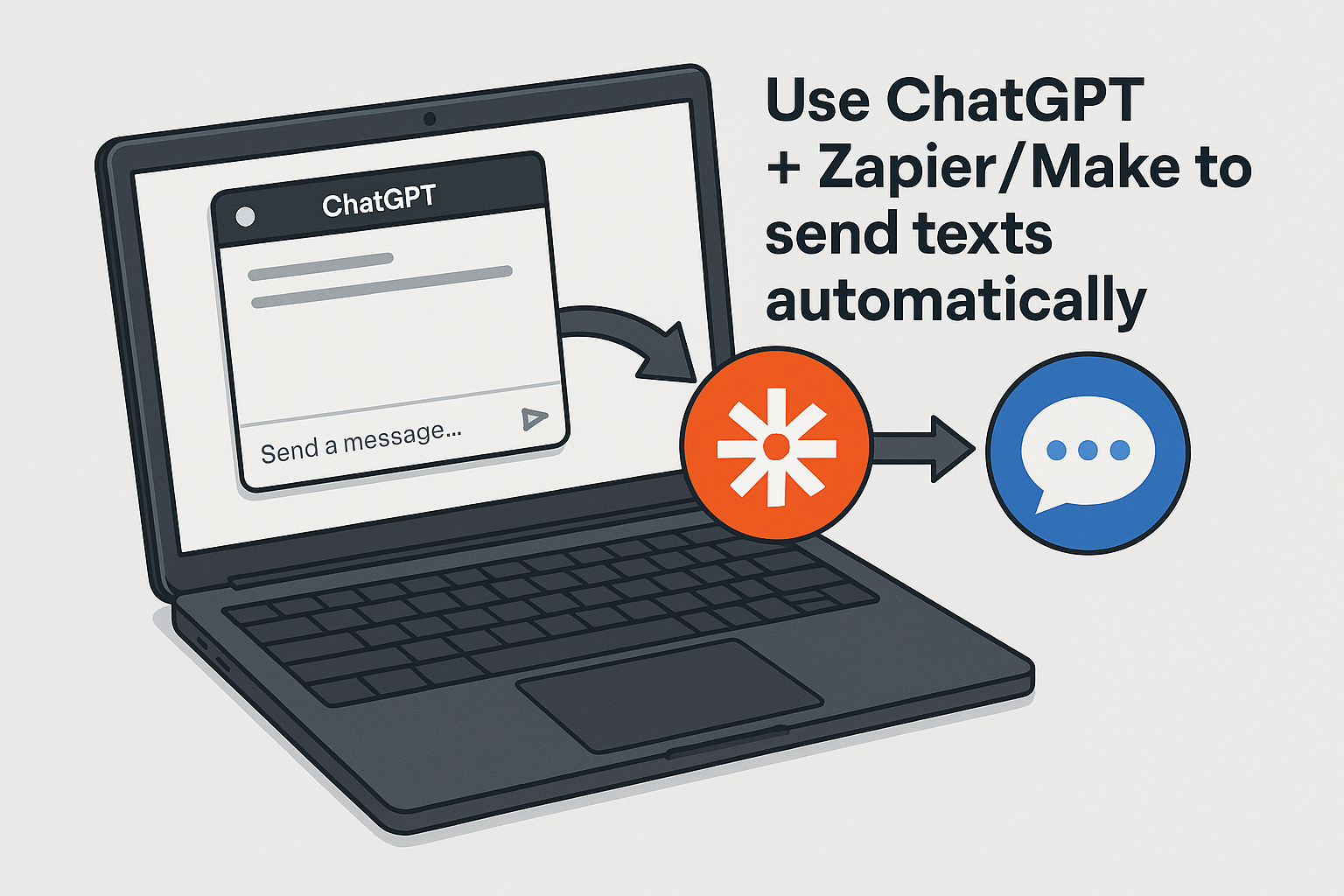 Using ChatGPT + Zapier/Make to send texts automatically