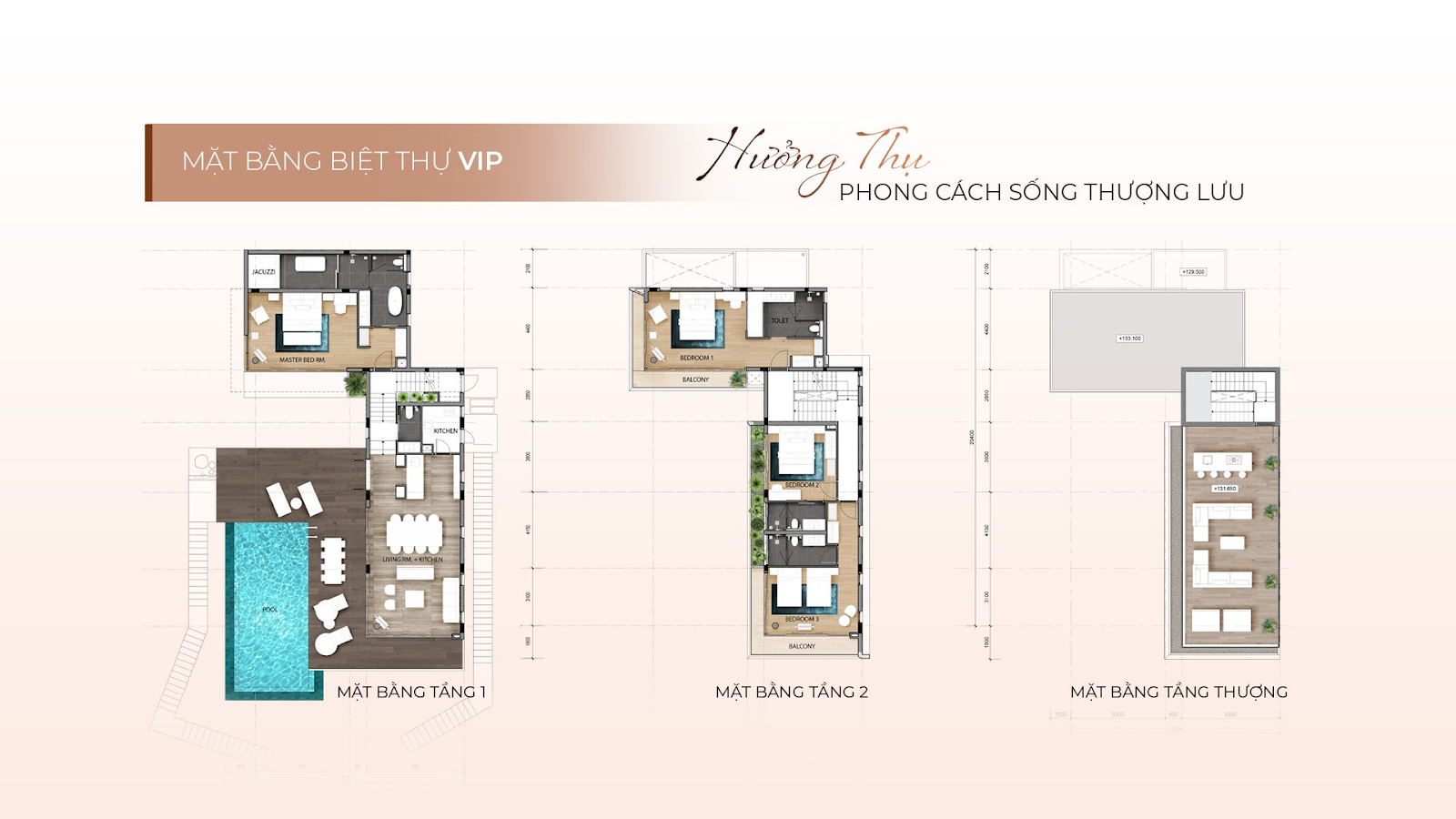 Mặt bằng biệt thự VIP