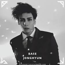 This contains an image of Jonghyun Base 