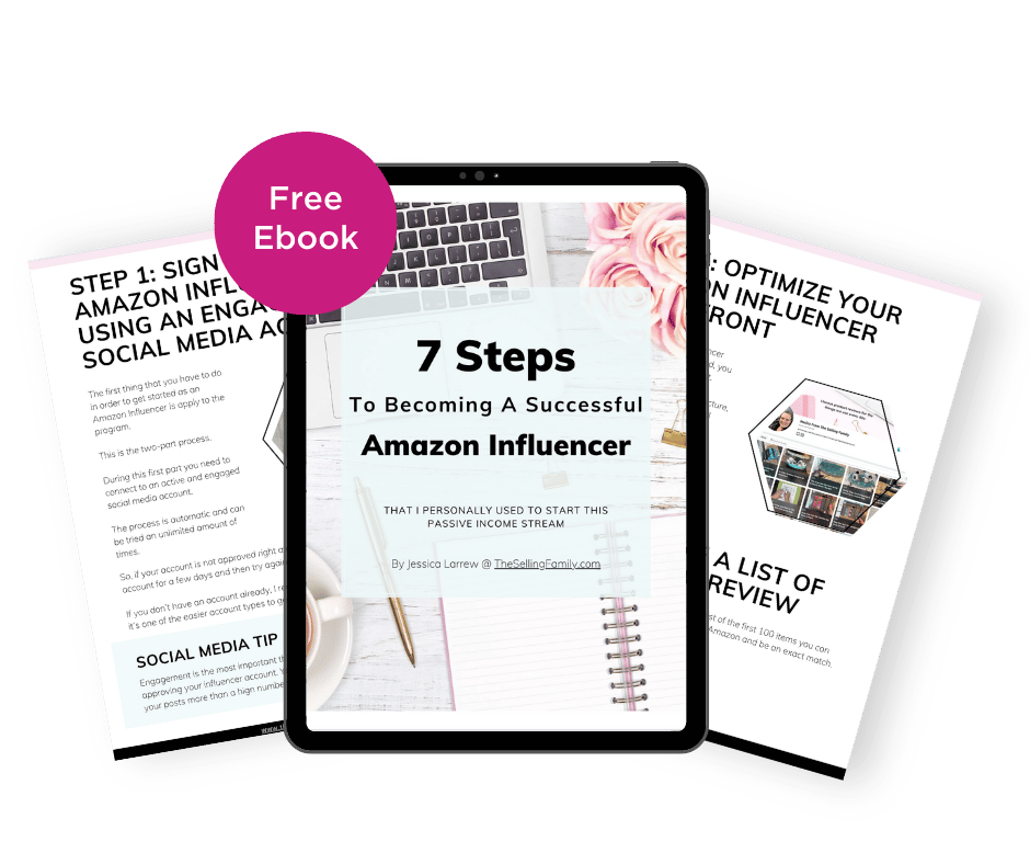 free ebook: how to get started with Amazon influencer program