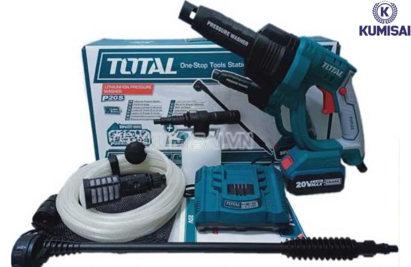 Máy rửa xe pin Total TPWLI20084