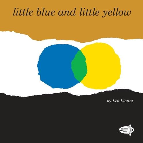 A book cover with a yellow blue and white circles

Description automatically generated