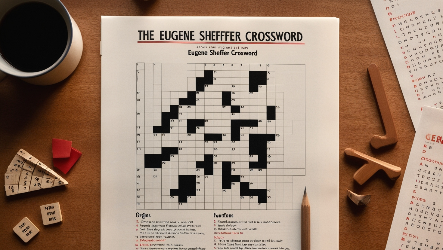 Eugene Sheffer Crossword