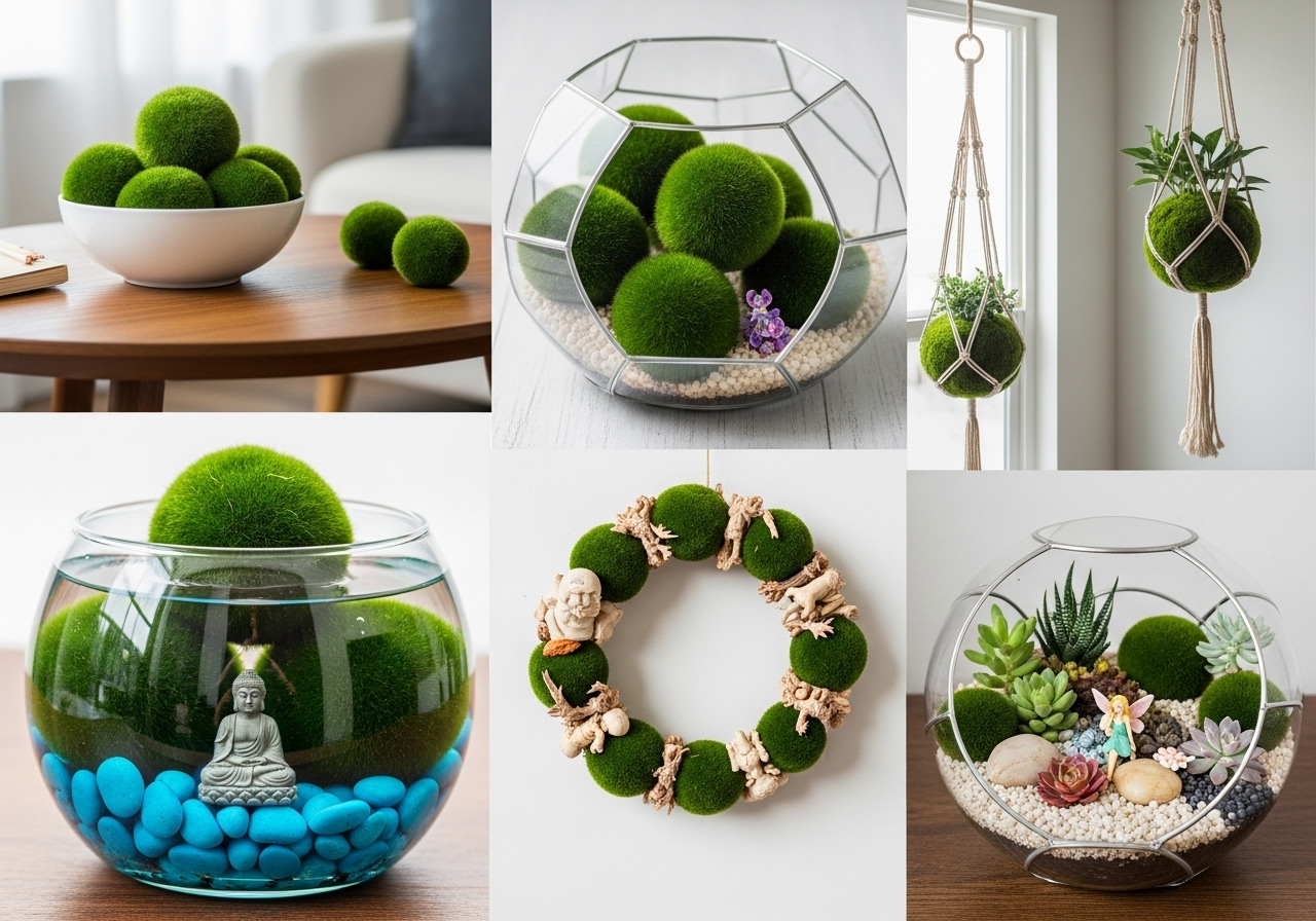 Decorating with Moss Balls