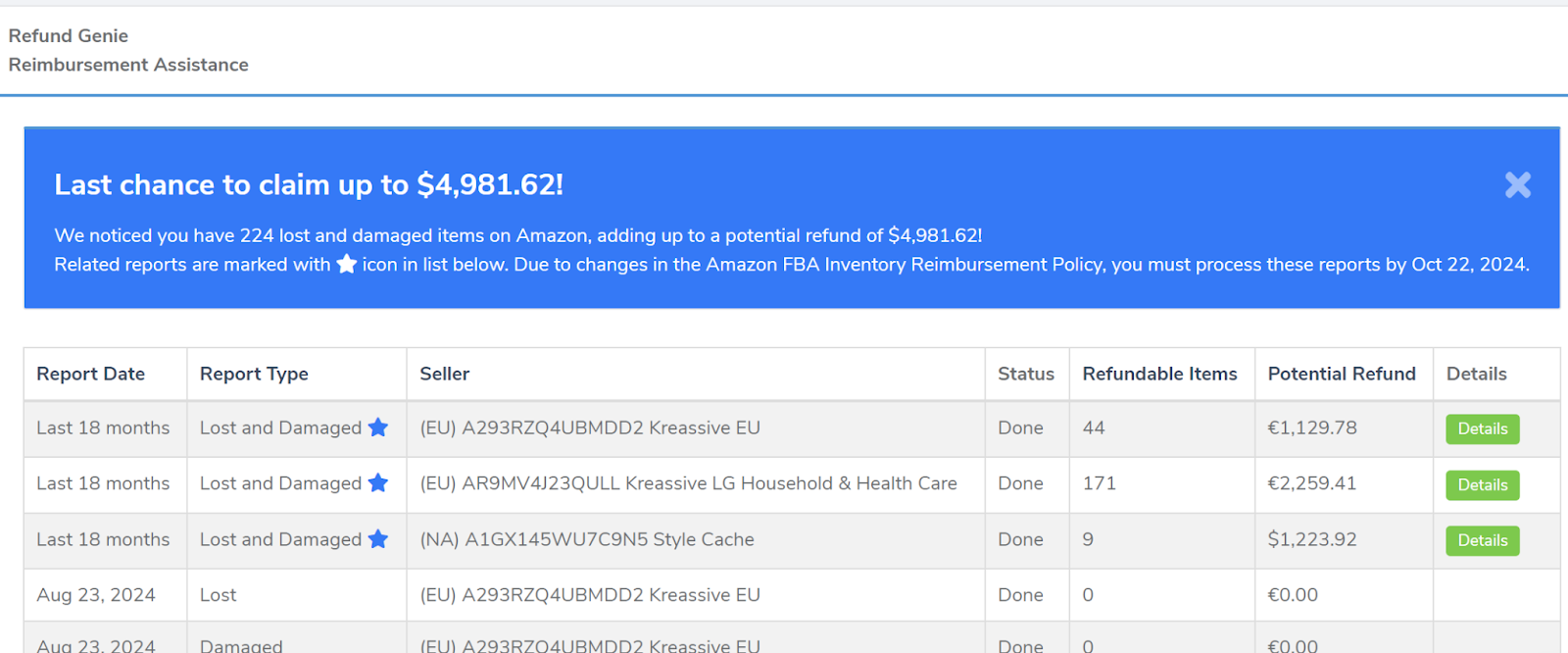Amazon FBA Reimbursement Assistance with Refund Genie