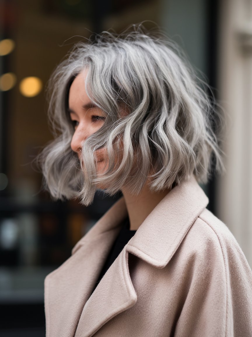 59. Delicate Wavy Bob