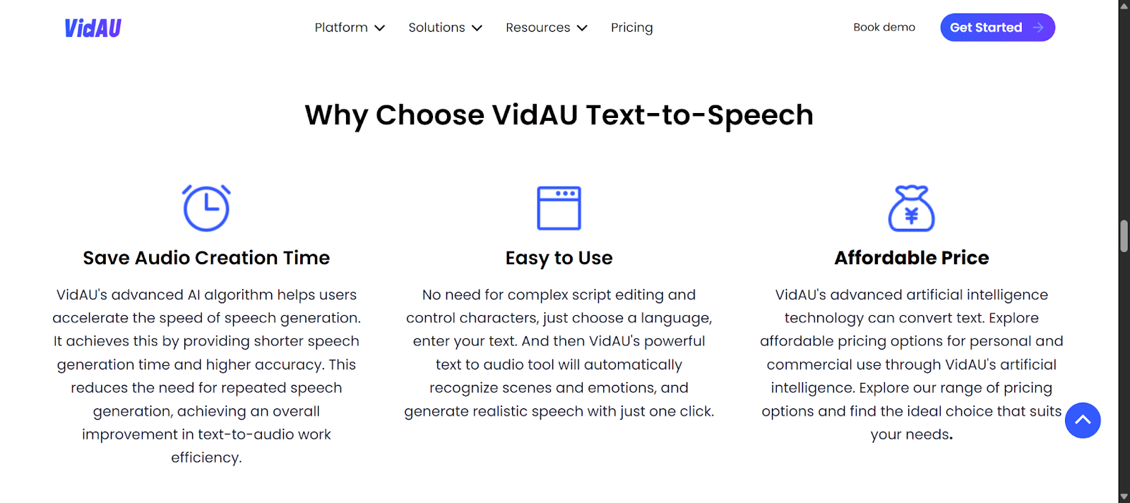 Video’s voice generator