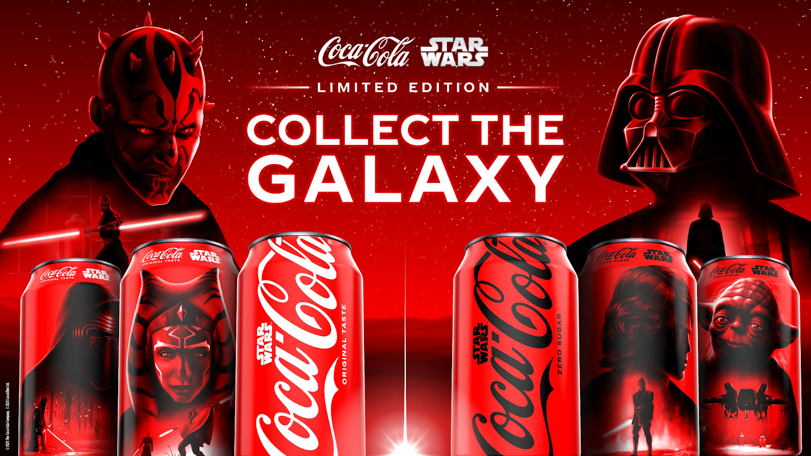 Coca-Cola Star Wars collectible cans
