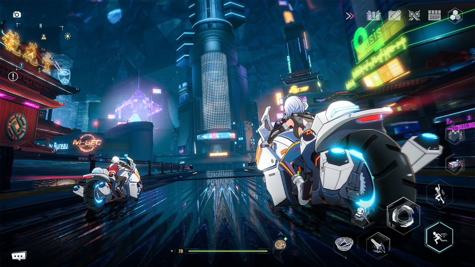 Screenshot of Tower of Fantasy gameplay