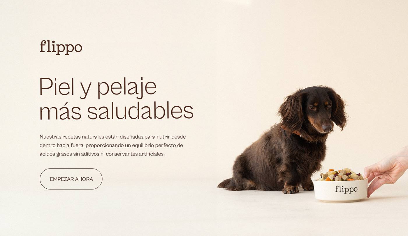 Image from the FLIPPO Pet Food: A Fresh Take on Branding and Packaging Design article on Abduzeedo