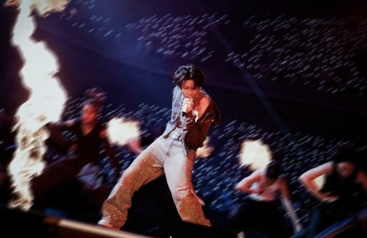 A picture of J-Hope on stage