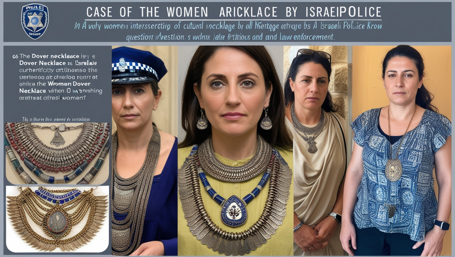 Women Arrreste Dover Necklace By Israelipolice