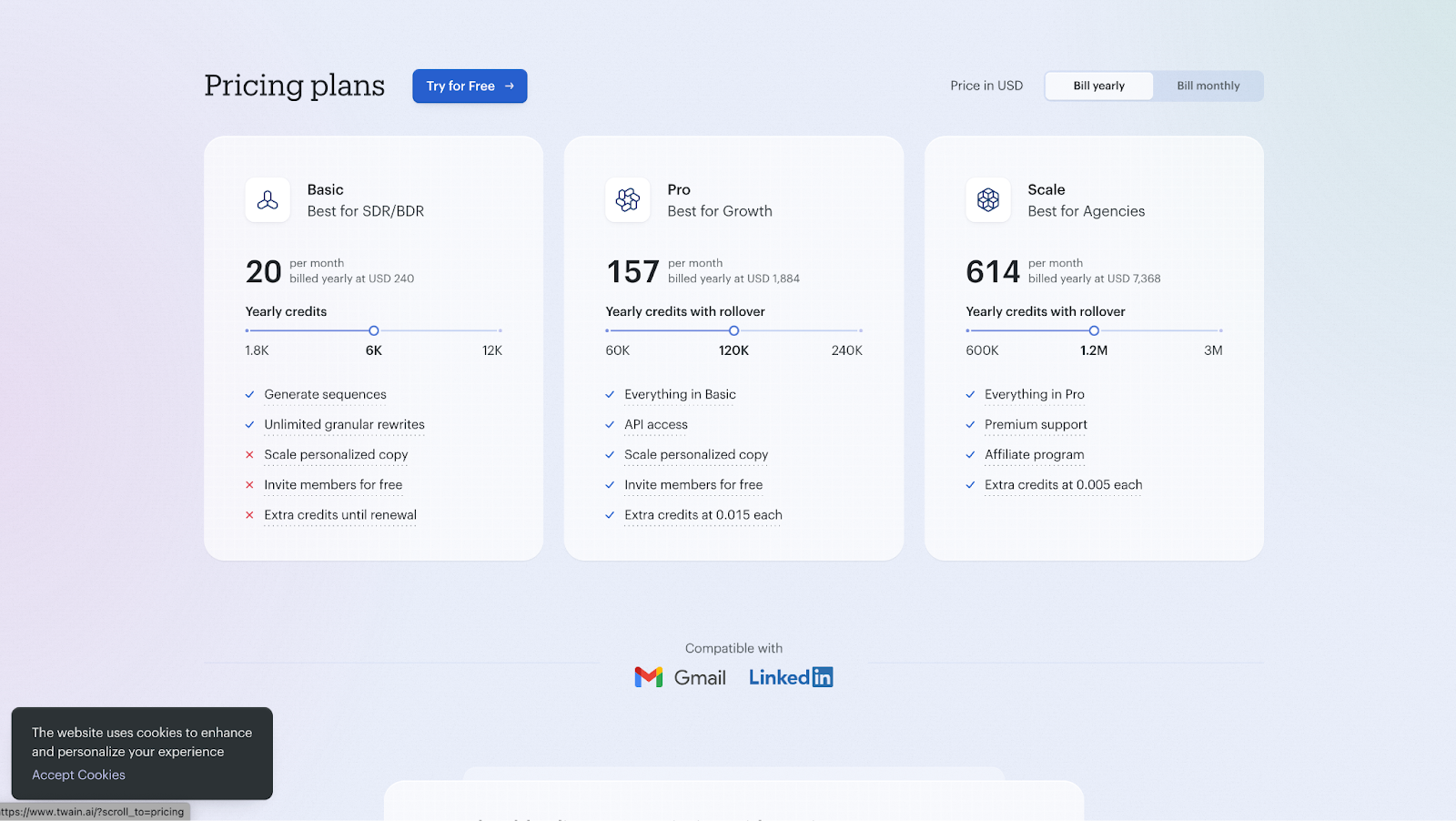 twain.ai pricing