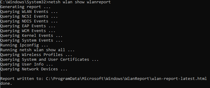 netsh wlan 2