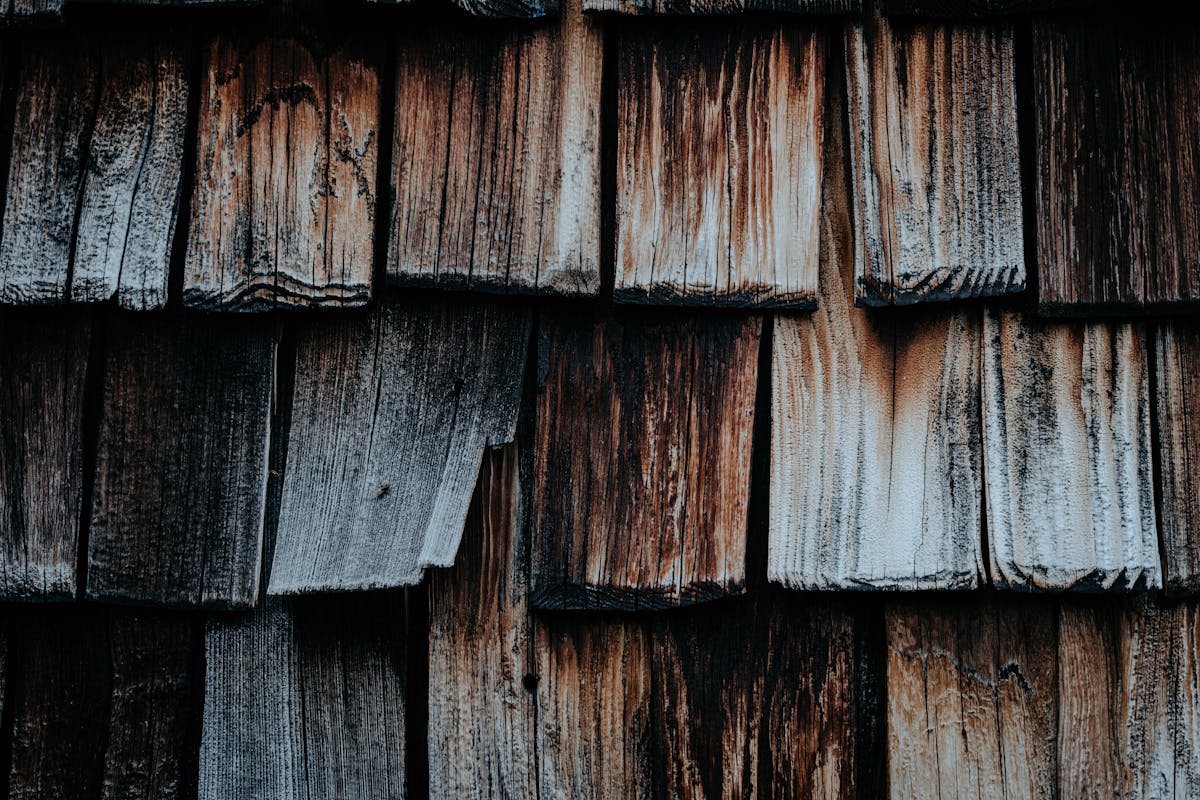 wood shingles