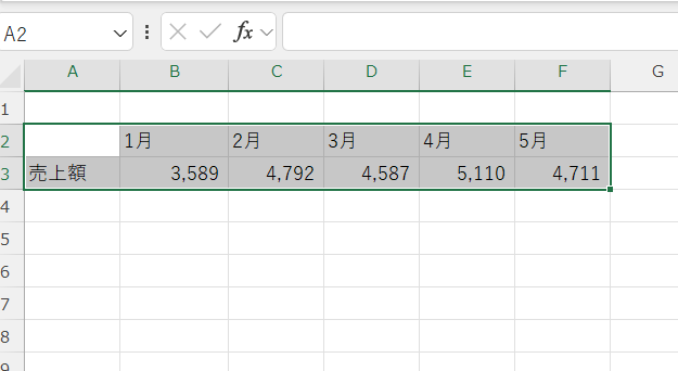 excel 棒グラフ