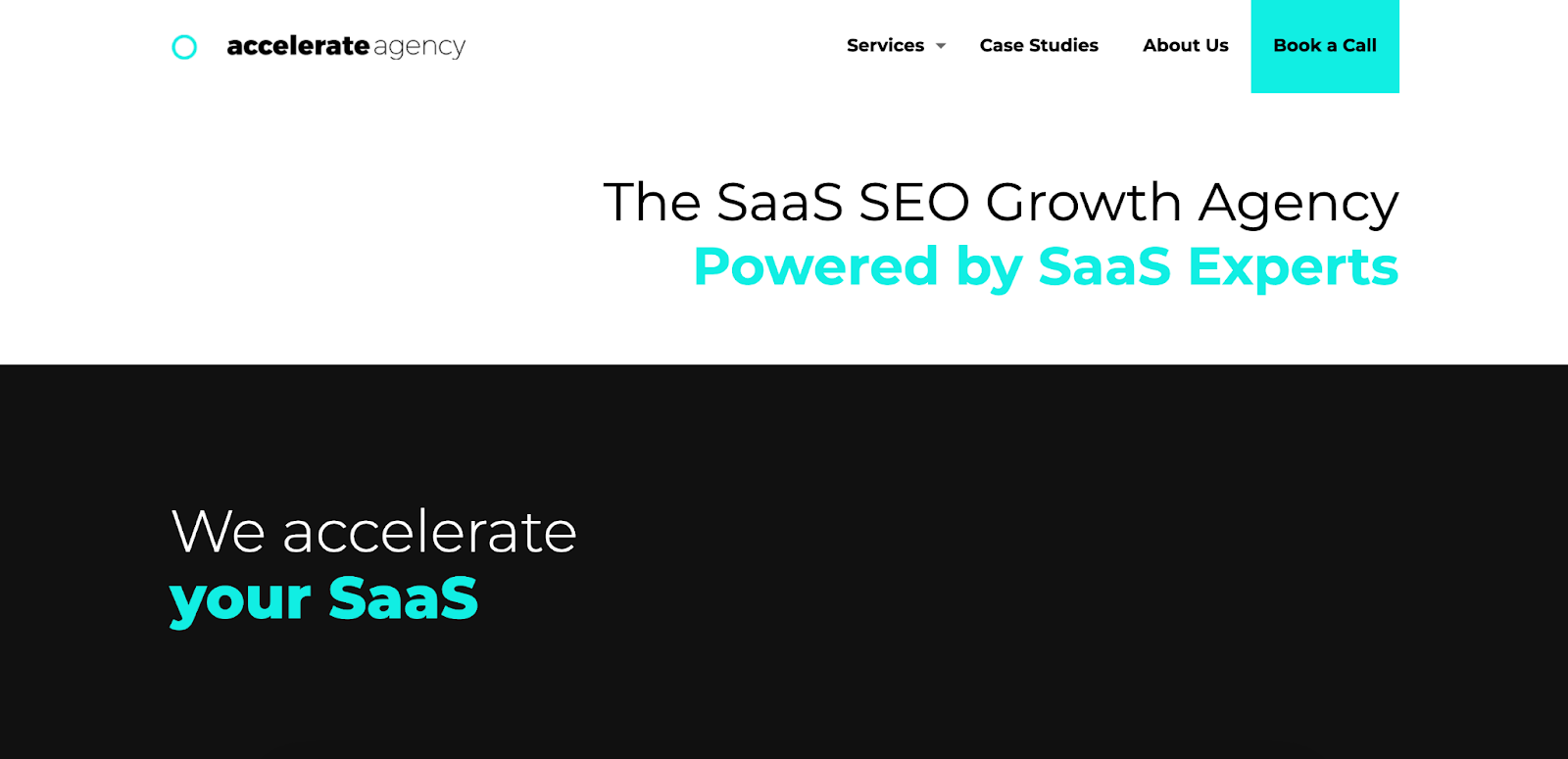 Accelerate Agency, an SEO company for SaaS