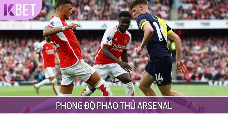 phong độ của arsenal