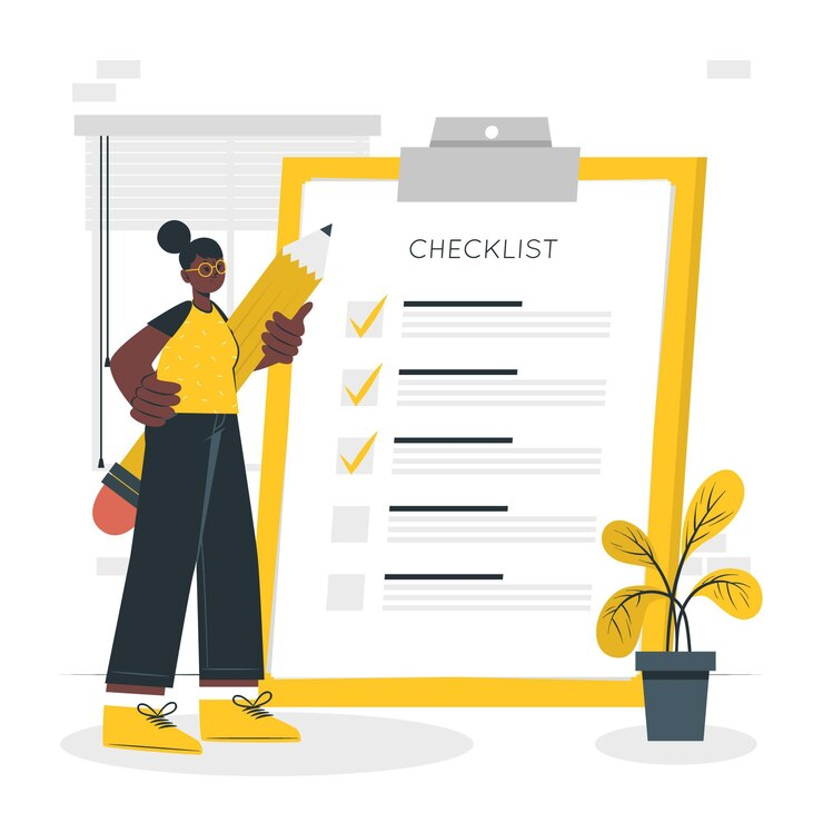 Checklist concept illustration