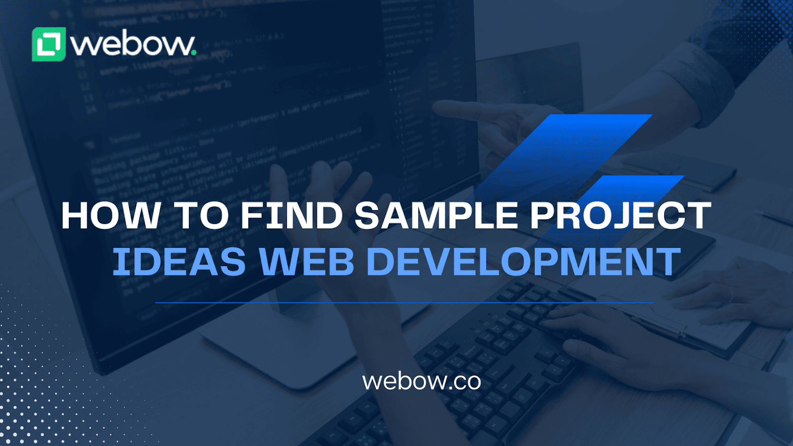 how to find sample project ideas web development