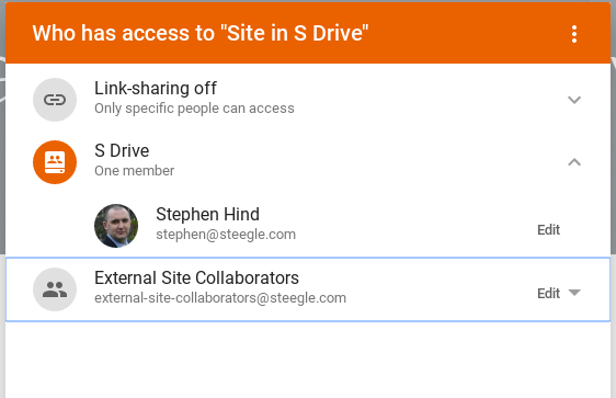 Partagez votre nouveau site Google à l'aide d'un Drive d'équipe