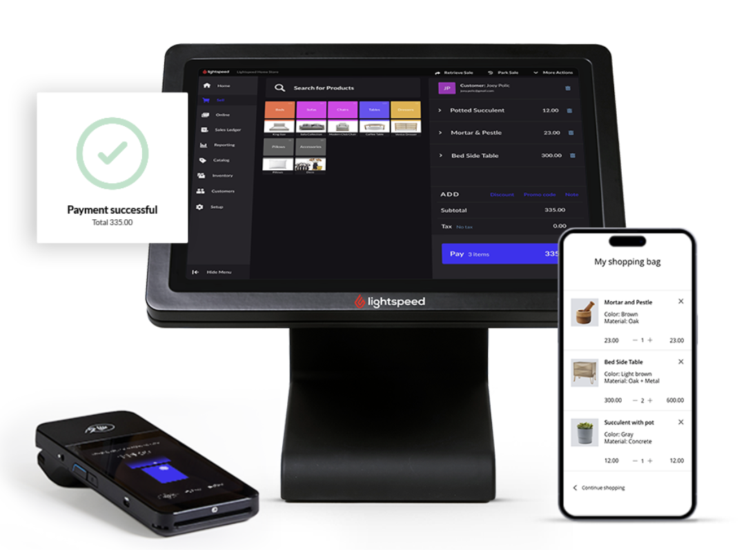 best pos systems for small businesses - lightspeed