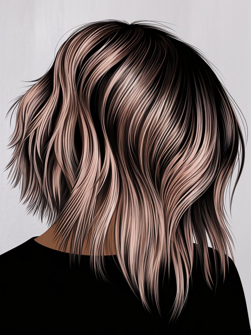 23. Layered Shaggy Bob