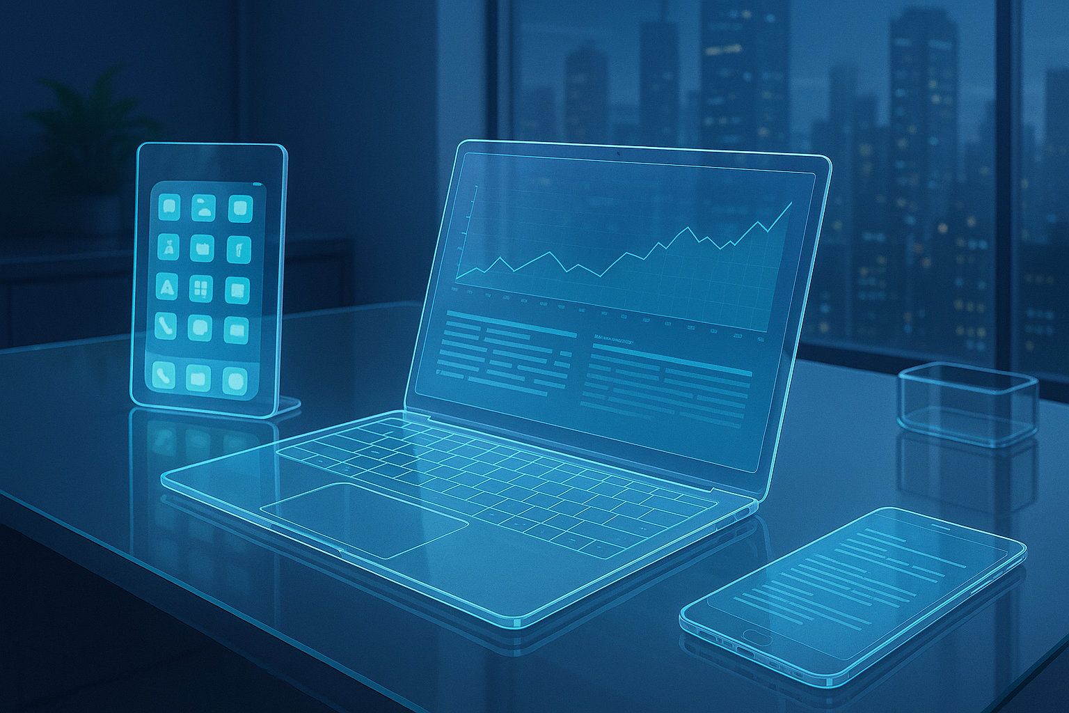 Transparent Electronics: See-Through Displays and Computing Devices