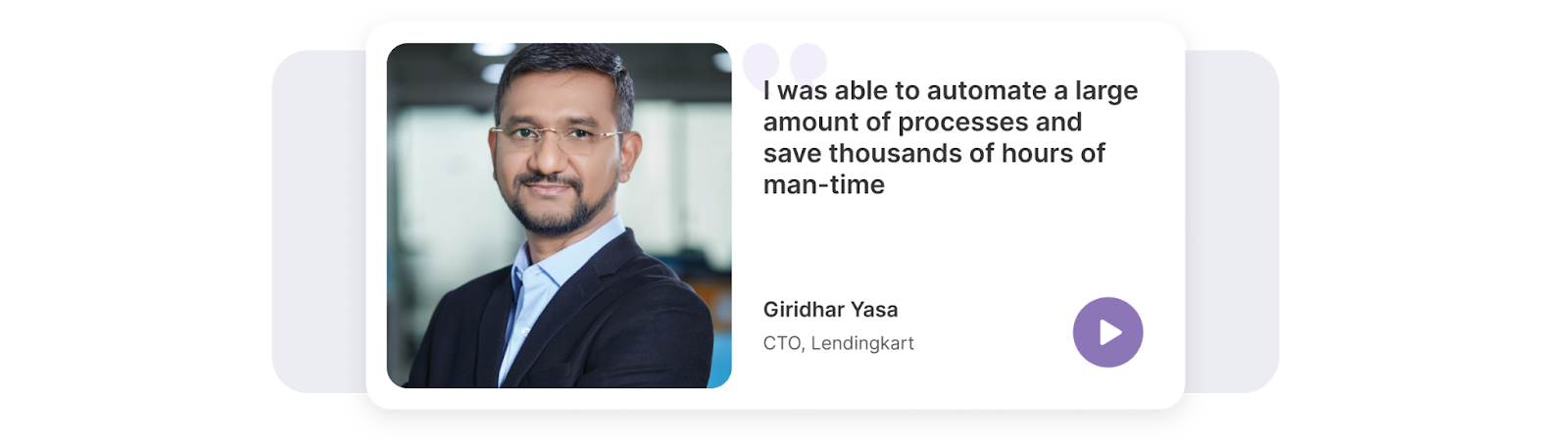 Mr. Giridhar Yasa CTO of Lendingkart on ConvoZen.AI