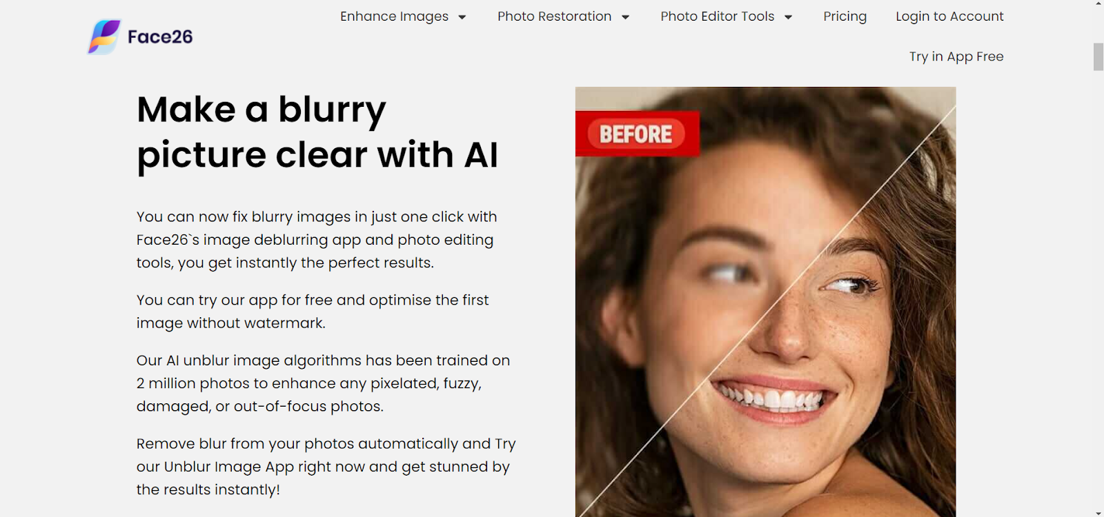 unblur tool ai