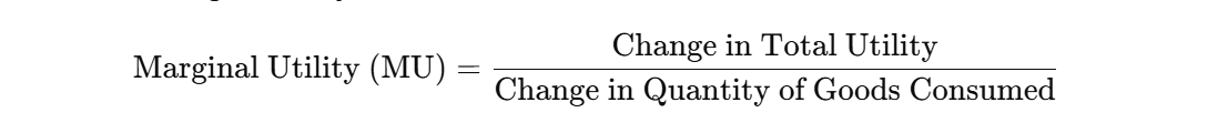 utility theory in economics